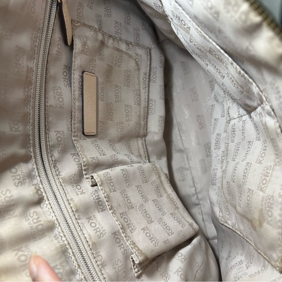 Michael Kors Metallic Gold Tote - Picture 6 of 13